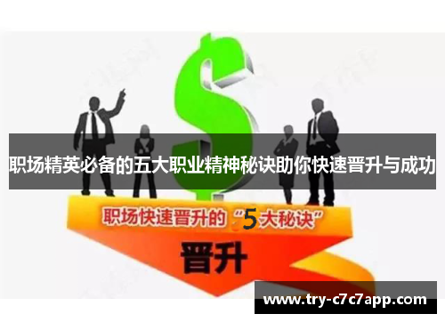职场精英必备的五大职业精神秘诀助你快速晋升与成功